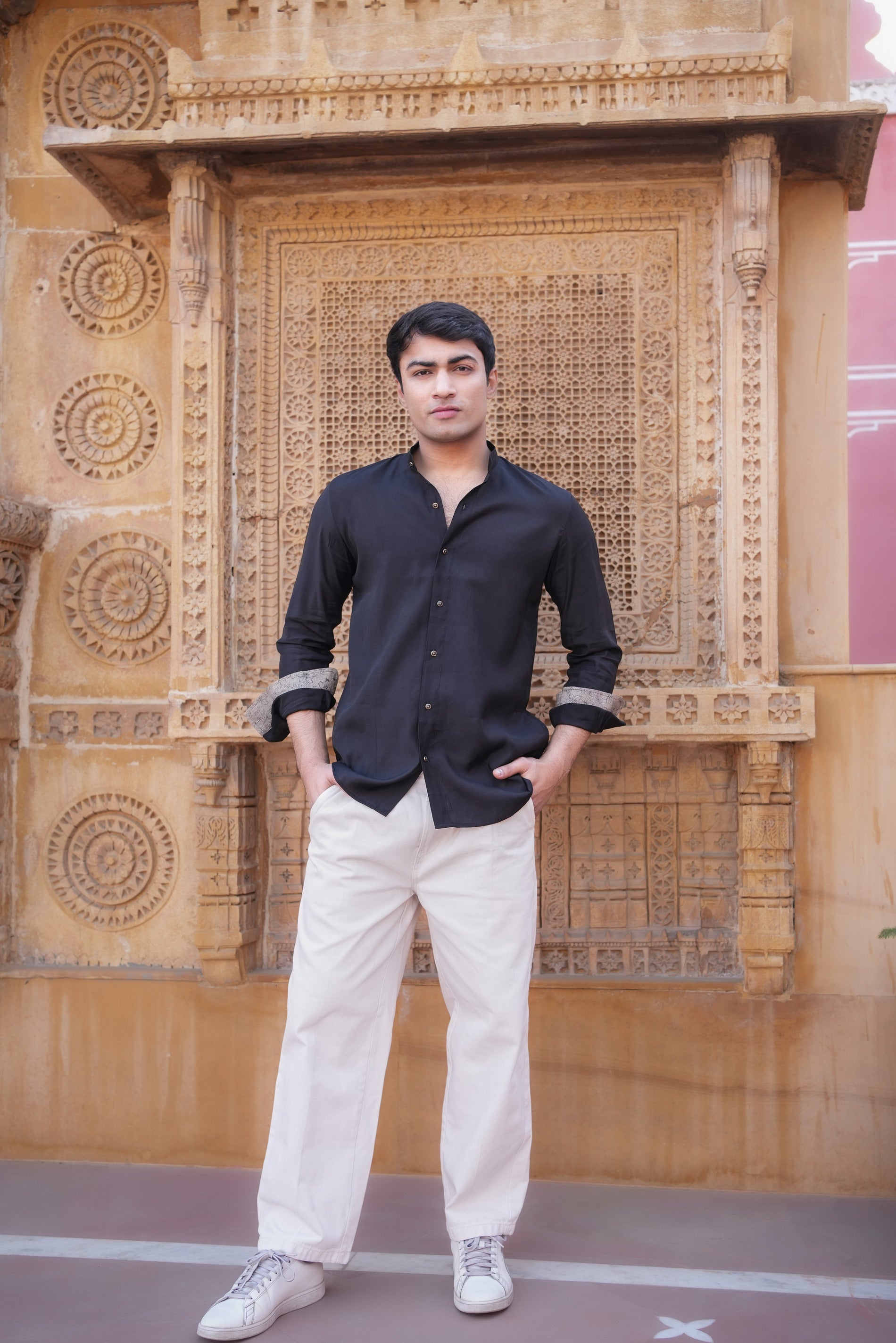Black Solid Shirt